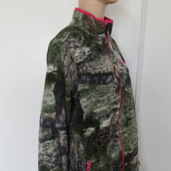 🌸SOLD🌸 MOSSY OAK Jacket Size XL Full Zip Fleece - Picture 6 of 13